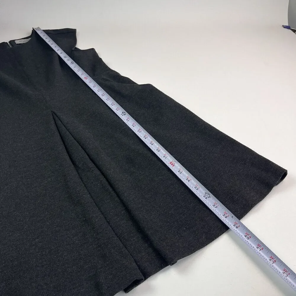 MM LaFleur Black Knit Midi Shift Dress
